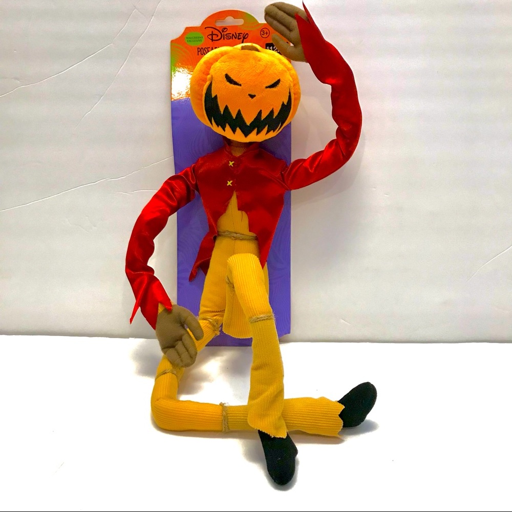 PUMPKIN KING Poseable Disney Tim Burton The Nightmare Before Christmas NWT